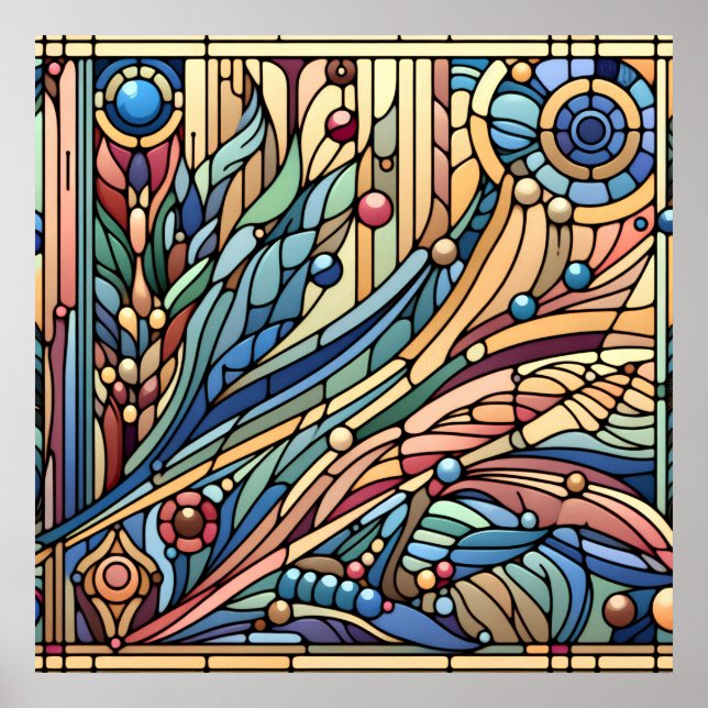 Art Deco Design Poster (Vorne)