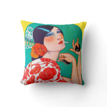 Art Deco Design Throw Kissen