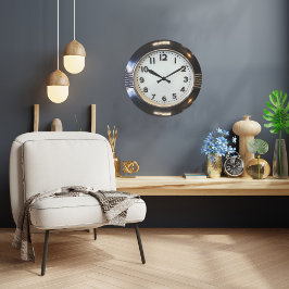 Art Deco Design Wall Clock Große Wanduhr