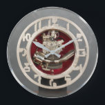 Art Deco Design Wall Clock Große Wanduhr<br><div class="desc">Rund (groß) In zwei Größen präsentiert, wird diese Wanduhr mit AcryliPrint®HD-Verfahren lebendig gedruckt, um die bestmögliche Anzeige aller Inhalte zu gewährleisten. Bestellen Sie diese Deko-Uhr für Ihre Wände oder geben Sie sie an Freunde und Familie als Geschenk für einen zeitlosen Schatz. 2 Größen: 8" Durchmesser (mittel) oder 10, 75" Durchmesser...</div>