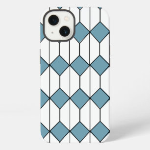 Art Deco Diamanten und Sechsecke iPhone Hülle