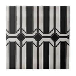 Art Deco Diamond Lines Tile Fliese