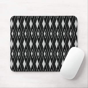 Art Deco Diamond Shapes Mousepad