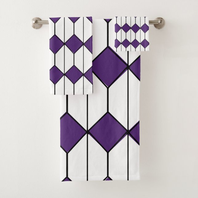Art Deco Diamonds and Hexagons  (En situation)