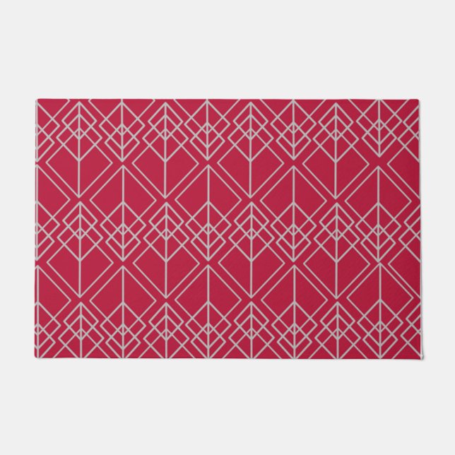 Art Deco Diamonds Fußmatte (Vorderseite)