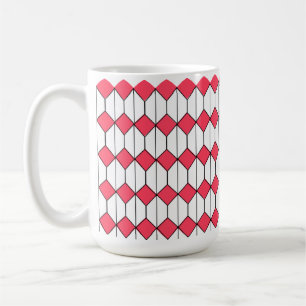Art Deco Diamonds und Hexagons Kaffeetasse