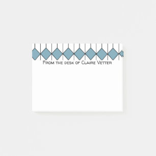 Art Deco Diamonds und Hexagons Post-it Klebezettel