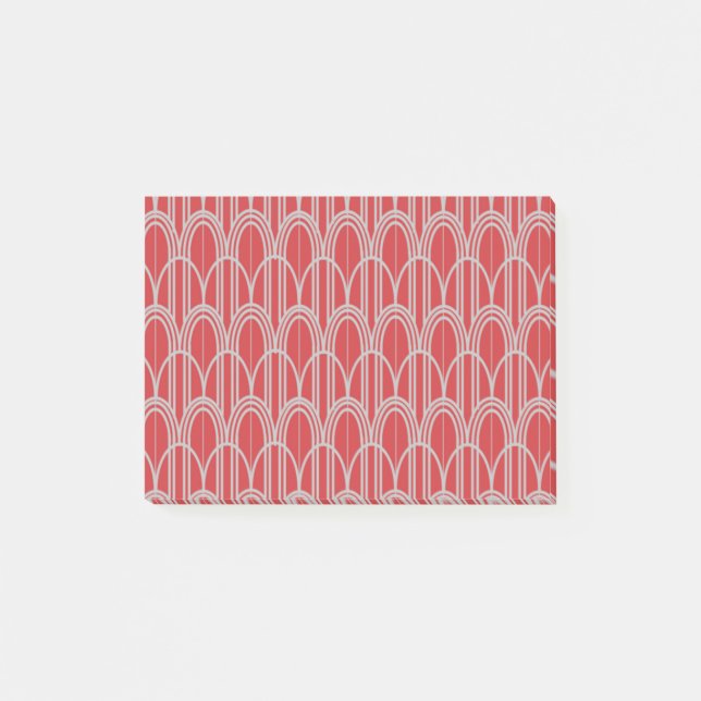 Art Deco Domes Post-it Klebezettel (Vorderseite)