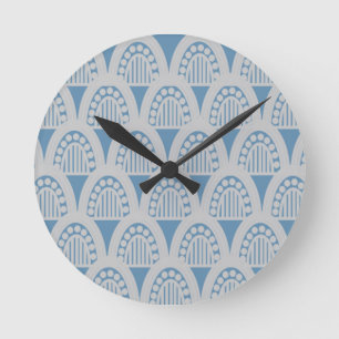 Art Deco Domes Runde Wanduhr