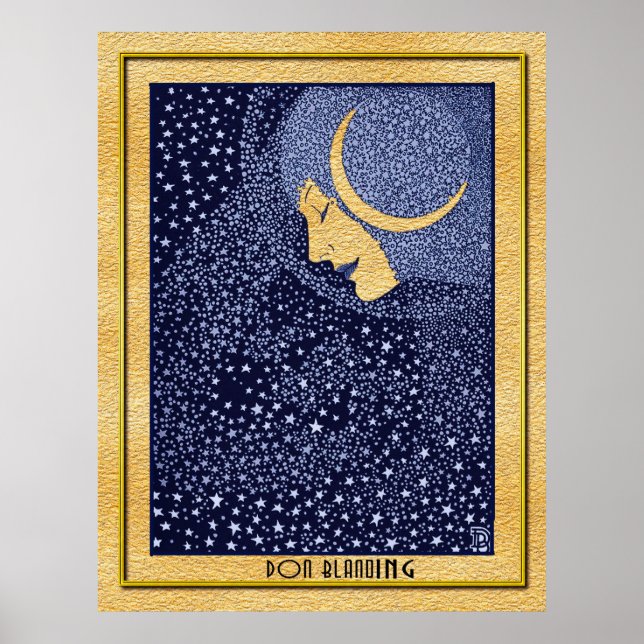 Art Deco Don Blanding Art Poster (Vorne)