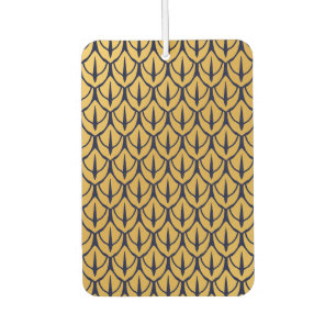 Art Deco-Drachenschuppen - Blaue und goldene Schup Autolufterfrischer