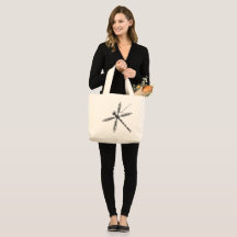 Art Deco Dragonfly Tote - Shifter Novel Title