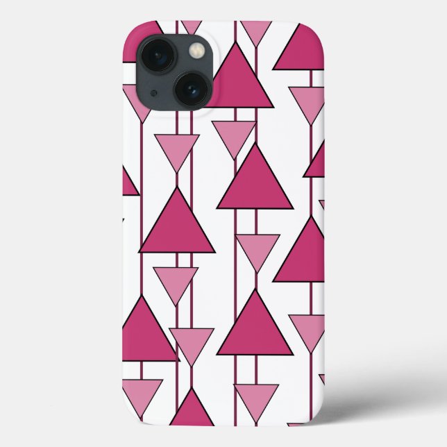 Art-Deco-Dreiecke Case-Mate iPhone Hülle (Rückseite)