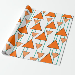 Art-Deco-Dreiecke Geschenkpapier