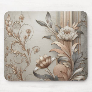 Art Deco: Elegante Botanicals und geometrische Lux Mousepad
