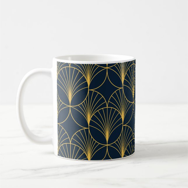 Art Deco Elegante: Fanmotive Kaffeetasse (Links)