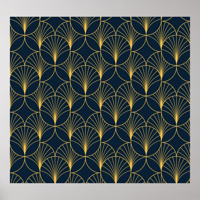 Art Deco Elegante: Fanmotive Poster (Vorne)