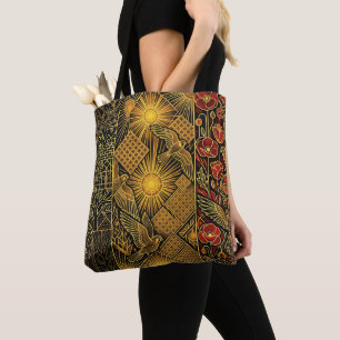Art Deco-Erbeflagge Belgien Benutzerdefinierter Tasche