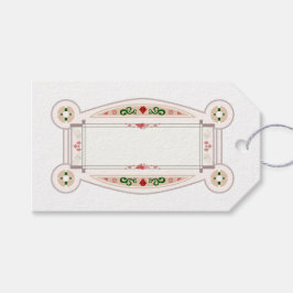 Art-Deco-Etikett Geschenkanhänger