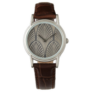 Art Deco Fan Inspiriert Watch Armbanduhr