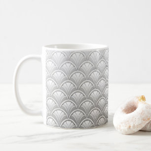 Art Deco Fan Muster Kaffeetasse