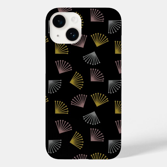Art Deco Fans Case-Mate iPhone 14 Hülle (Rückseite)