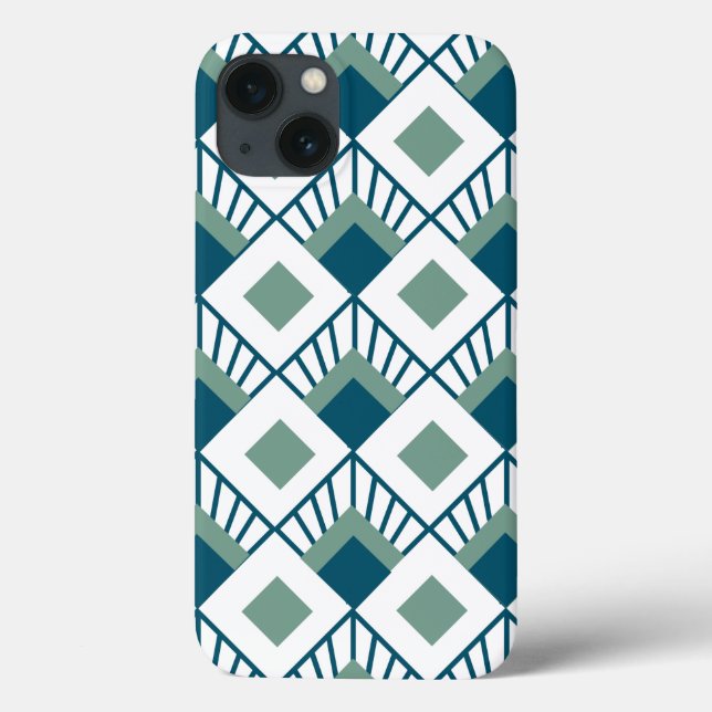 Art Deco Fans Case-Mate iPhone Hülle (Rückseite)