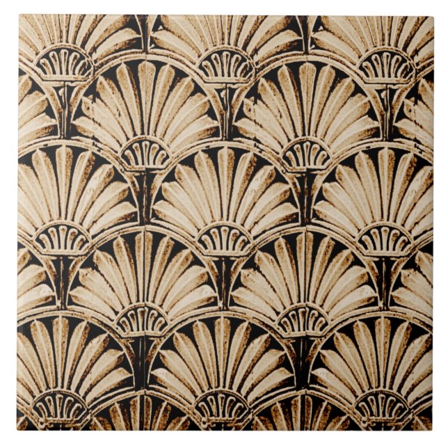 ART DECO FANS FLIESE (Vorderseite)