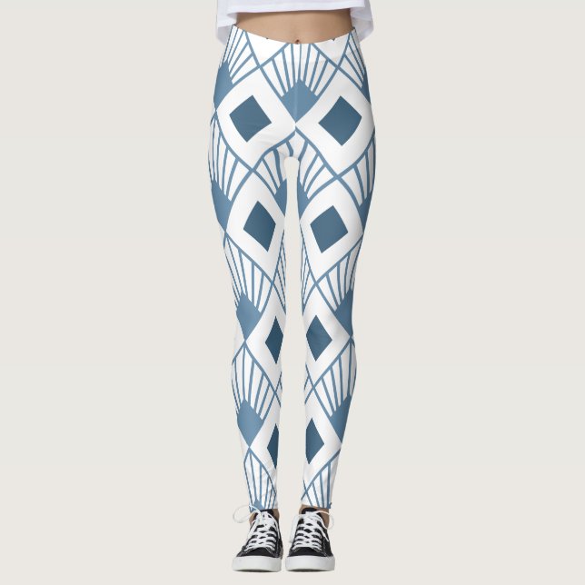 Art Deco Fans Leggings (Vorderseite)