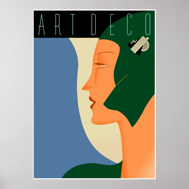Art Deco Fashion 01 Poster (Vorne)
