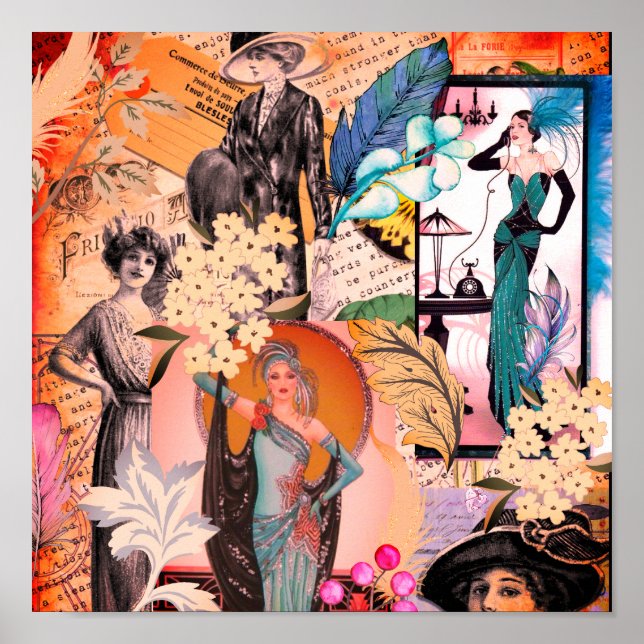 Art Deco Fashion Scene Poster (Vorne)