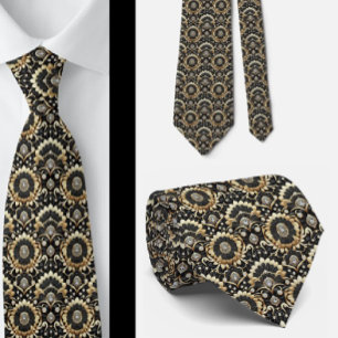 Art Deco Faux Seidenkrawatte Luxus Herrenmode Krawatte