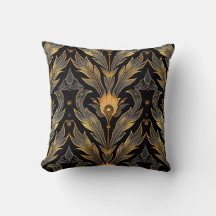 Art Deco Feather Muster Kissen
