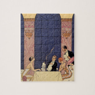 Art Deco Feinschmecker-Puzzle