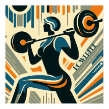 Art Déco féminin puissant