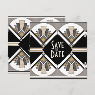 Art Deco Flat Card