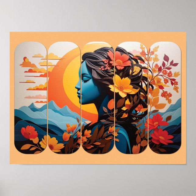 Art & Déco floral et dynamique avec élégance (Devant)