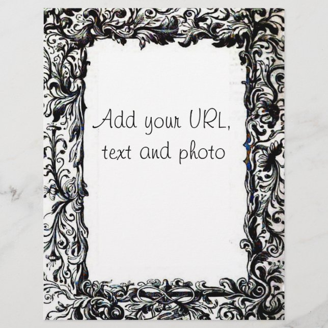 Art Deco Floral Flyer (Vorne)