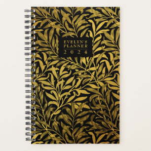 Art Déco Floral Personnalisé Planificateur hebdoma