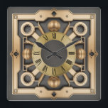 Art Deco Football Quadratische Wanduhr<br><div class="desc">Großartiges Uhrendesign. Du wirst es wie andere Liebe bekommen. Sie können dieses Design auch für andere Produkte verwenden,  die Sie mögen,  oder Ihren Text anpassen und hinzufügen. Folgen Sie mir für mehr. Vielen Dank. Ich wünsche Ihnen einen schönen Tag.</div>
