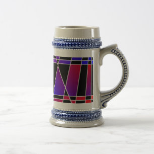 Art Deco 'Fractured' by Kenneth yoncich Bierglas