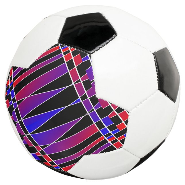 Art Deco "Fractured" von Kenneth Yoncich Fußball (Dreiviertel)