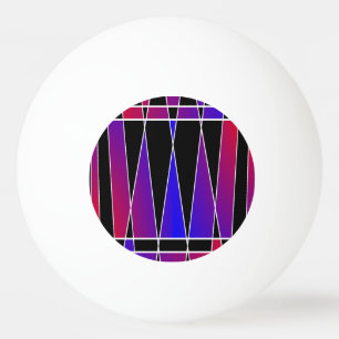 Art Deco "Fractured" von Kenneth Yoncich Tischtennisball