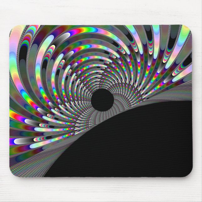 Art Deco Fraktal Mousepad (Vorne)