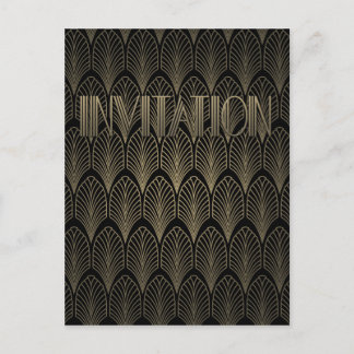 Art Deco Gatsby Einladung