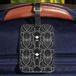 Art Deco Gatsby Pattern Gepäckanhänger