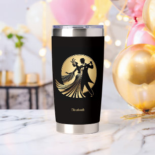 Art Deco Gatsby Roaring 20er Prohibitions-Geschenk Thermobecher