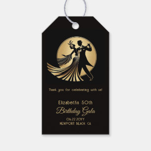 Art Deco Gatsby Roaring 20s Prohibitionszeit Maßge Geschenkanhänger