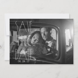 Art Deco Gatsby Save the Date | 12x18 Einladungska Einladung