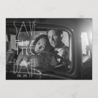 Art Deco Gatsby Save the Date | 12x18 Einladungska
